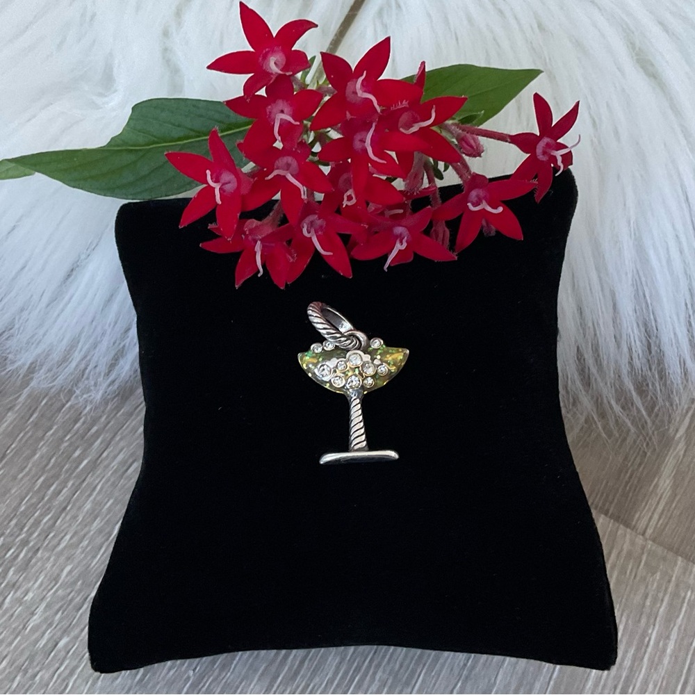 🍸BRIGHTON Retired Bubbly Martini Glass Charm